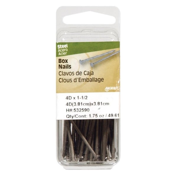 Hillman 532684 8D Steel CD20 Box Nails- pack of 6 5330964 - main